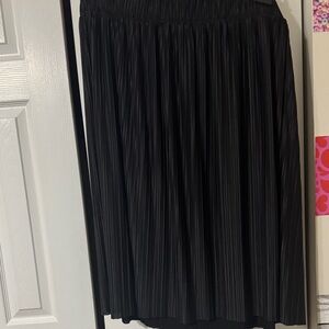Torrid Black Pleated Skirt